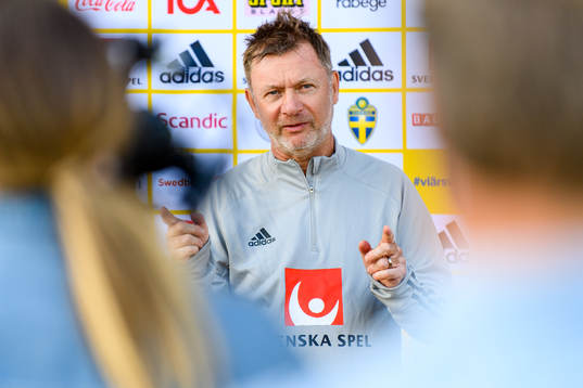 Peter Gerhardsson, Head coach of the Swedish women's