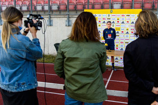 Olivia Schough of the Swedish women's national football
