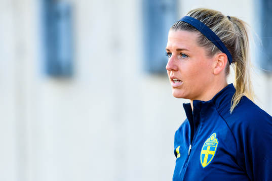 Olivia Schough of the Swedish women's national football