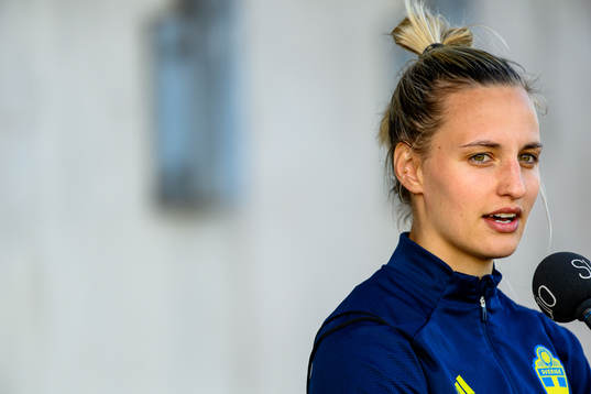 Nathalie Björn of the Swedish women's national football