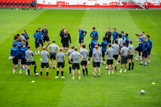 Bläddra bland fler bilder av Fotboll, Superettan, Helsingborg, Träning 