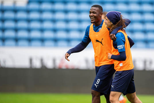 Helsingborgs Alhaji Gero  och Ervin Gigovic