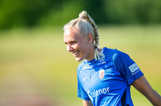 Maria Thorisdottir of the Norwegian women’s national