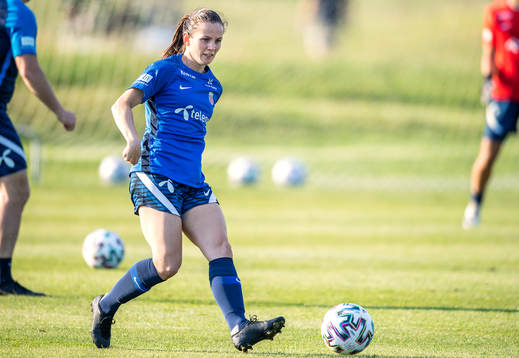 Tuva Hansen of the Norwegian women’s national football