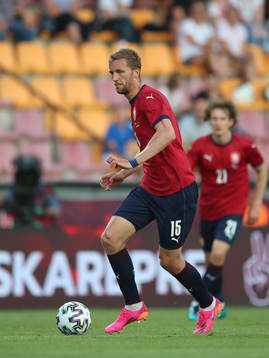 Tomas Soucek of Czech Republic is seen