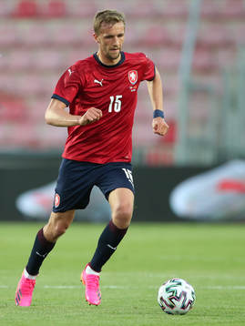 Tomas Soucek of Czech Republic is seen