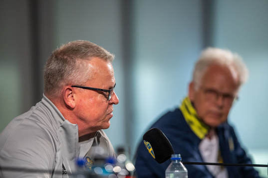 Janne Andersson, head coach of the Swedish national