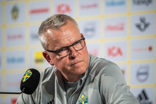 Janne Andersson, head coach of the Swedish national