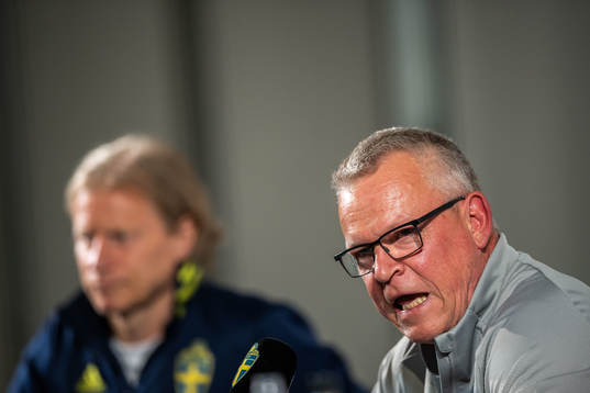 Janne Andersson, head coach of the Swedish national