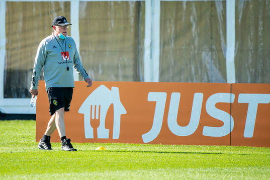 Janne Andersson, head coach of the Swedish national