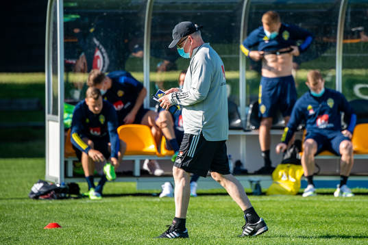 Janne Andersson, head coach of the Swedish national