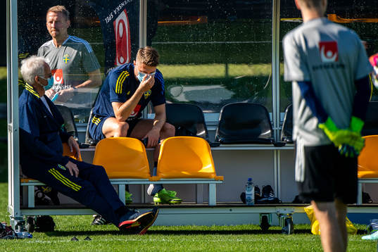 Mattias Svanberg of the Swedish national football team