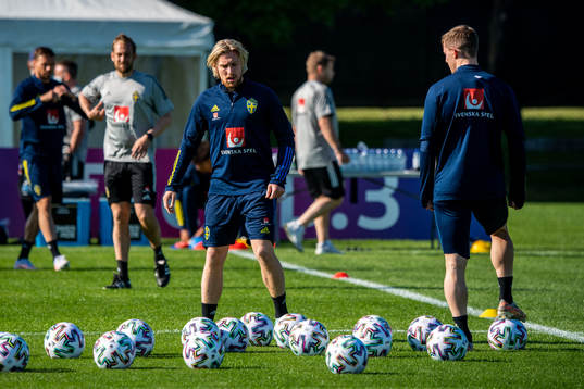Emil Forsberg of Sweden of the Swedish national football