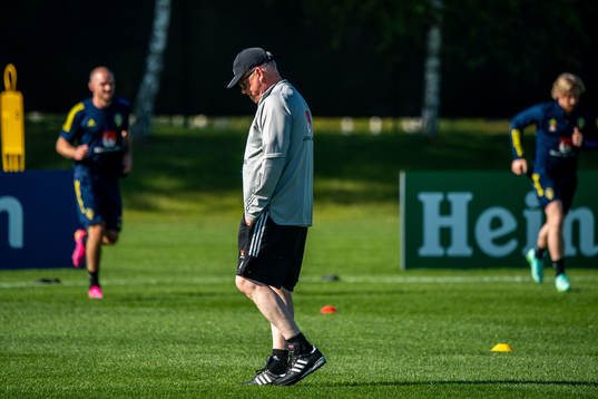 Janne Andersson, head coach of the Swedish national