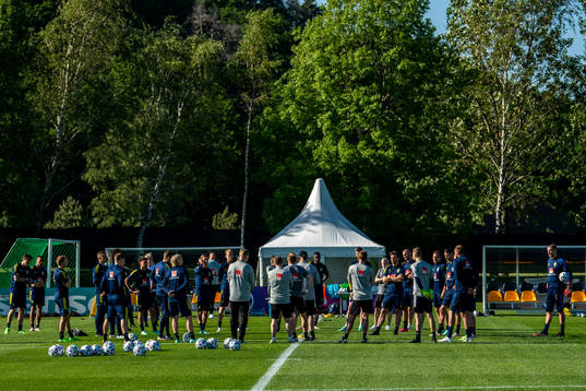 Players and coaches of the Swedish national football team
