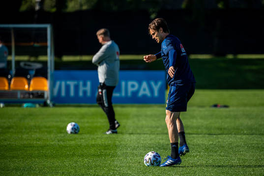 Albin Ekdal of the Swedish national football team at a