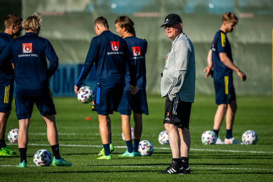 Janne Andersson, head coach of the Swedish national