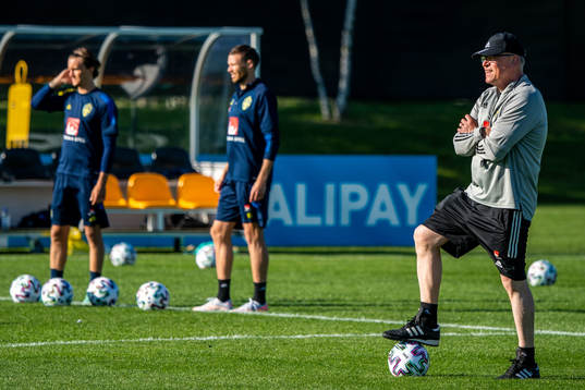 Janne Andersson, head coach of the Swedish national