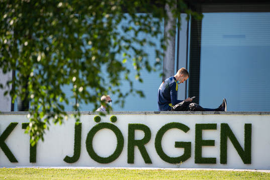 Karl-Johan Johnsson of the Swedish national football team