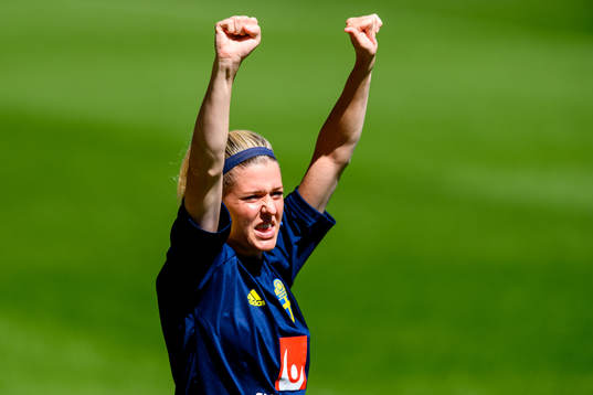 Olivia Schough of the Swedish women's national football team