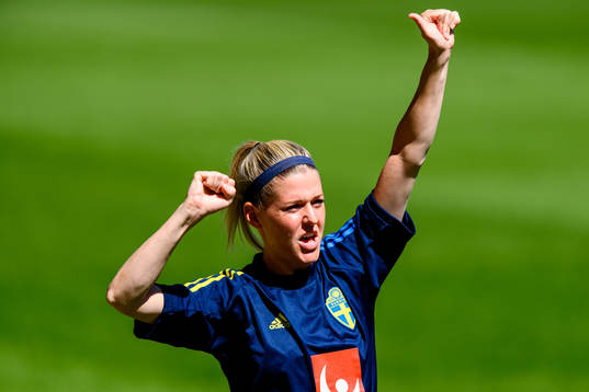 Olivia Schough of the Swedish women's national football team
