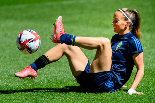 Kosovare Asllani of the Swedish women's national football