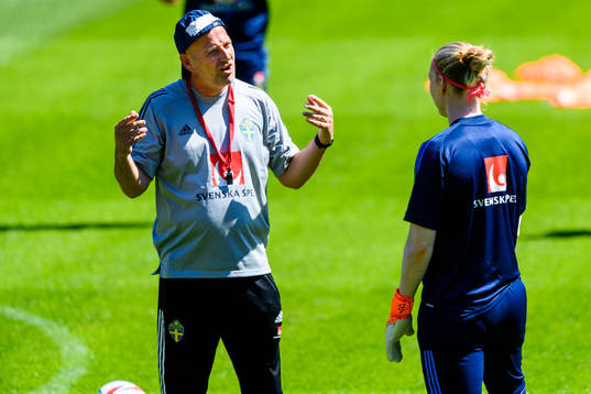 Magnus Wikman, assistant coach of the Swedish women's
