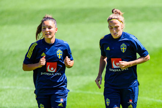 Johanna Rytting Kaneryd and Filippa Angeldahl of the