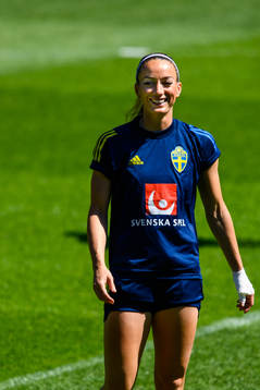 Kosovare Asllani of the Swedish women's national football