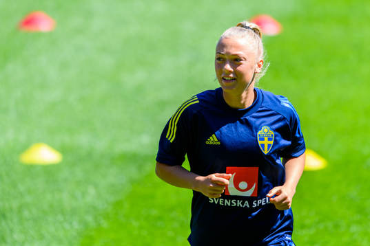 Hanna Bennison of the Swedish women's national football team