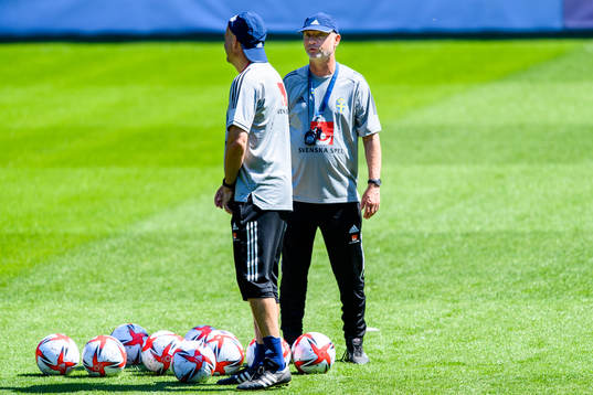 Magnus Wikman, assistant coach and Peter Gerhardsson, Head
