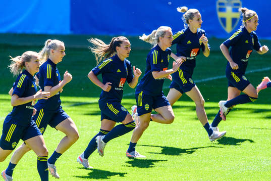 Magdalena Eriksson, Stina Blackstenius, Johanna Rytting