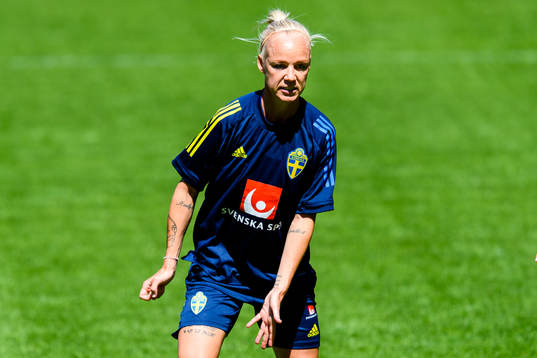 Caroline Seger of the Swedish women's national football team