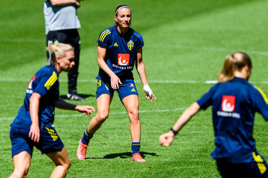 Kosovare Asllani of the Swedish women's national football