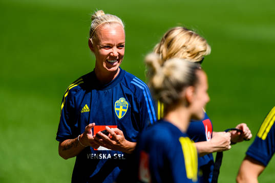 Caroline Seger of the Swedish women's national football team