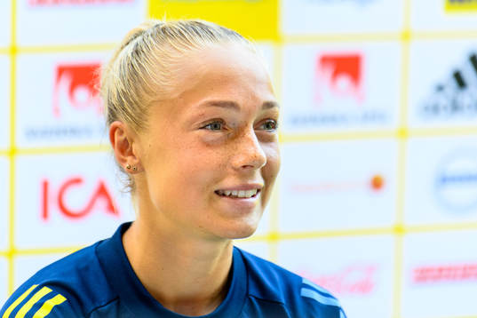Hanna Bennison of the Swedish women's national football