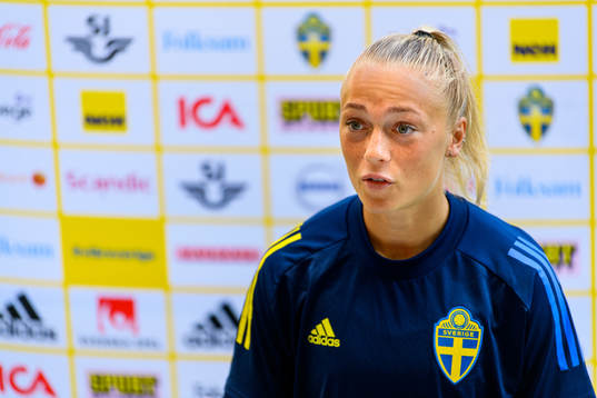 Hanna Bennison of the Swedish women's national football