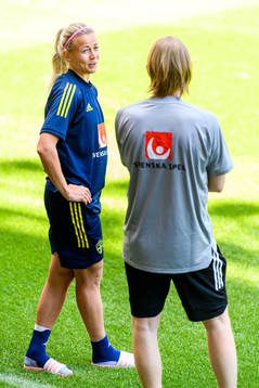 Hanna Glas of the Swedish women's national football team