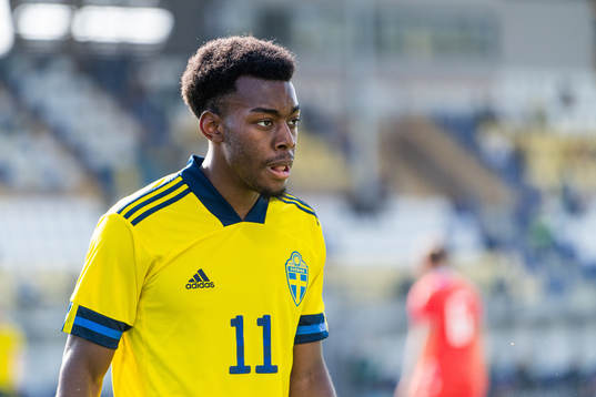 Anthony Elanga of Sweden