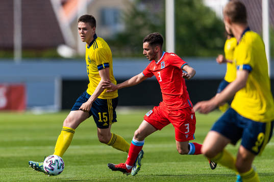 Emil Holm and Alexandre Sacras of Luxembourg