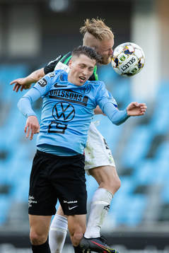 GAIS Niklas Andersen och Landskronas Kevin Jensen