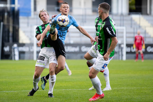 GAIS August Wängberg och Landskronas Oscar Petersson