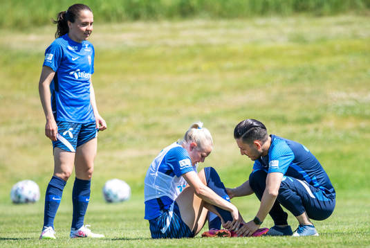 Doctor Said Tutunchian and Karina Sævik of the Norwegian