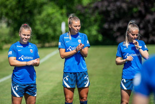 Olaug Tvedten, Malin Skulstad Sunde and Emilie Marie Aanes