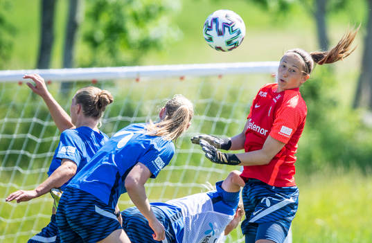Goalkeeper Cecilie Hauståker Fiskerstrand of the Norwegian