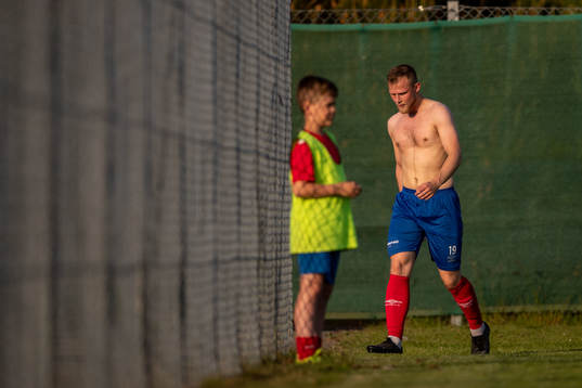 Höganäs Lowe Ohlander deppar när han blir utbytt