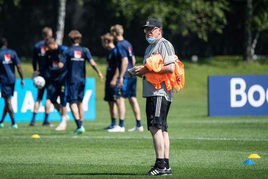 Janne Andersson, head coach of the Swedish national