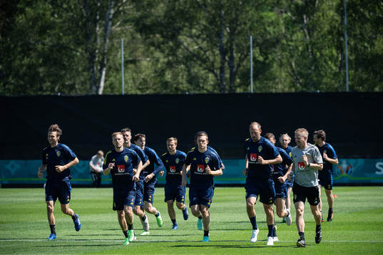 Players of the Swedish national football team is separated