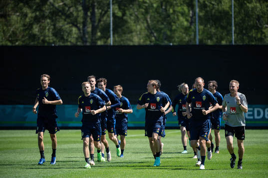Players of the Swedish national football team is separated