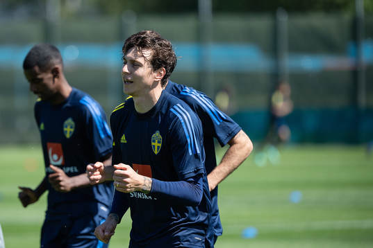 Victor Nilsson Lindelöf of the Swedish national football